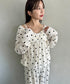 【3点SET】アソートルームウェア パジャマ カップ付きキャミ/ ロングパンツ/前開きトップス | MD2265100 | ホワイト