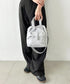 【】THE NORTH FACE(ザ・ノースフェイス)/2WAY ショルダーバッグ ロゴプリント トラベルバケットバッグ/TRAVEL BUCKET BAG | IM1262070 | ライトグレー
