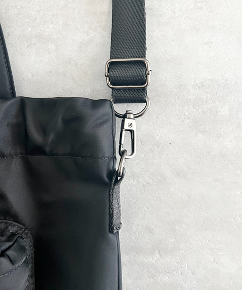 【】THE NORTH FACE(ザ・ノースフェイス)/2WAY ショルダーバッグ ロゴプリント トラベルバケットバッグ/TRAVEL BUCKET BAG | IM1262070 | ブラック