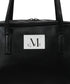 MUCENT(ムセント)/軽量 A4収納可 ロゴパッチ ショルダー トートバッグ/TIVE LEATHER SHOULDER BAG UNISEX | AT1262071 | ブラック