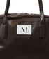 MUCENT(ムセント)/軽量 A4収納可 ロゴパッチ ショルダー トートバッグ/TIVE LEATHER SHOULDER BAG UNISEX | AT1262071 | ブラウン
