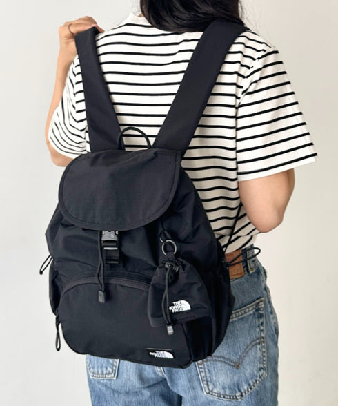【】THE NORTH FACE(ザ・ノースフェイス)/巾着型 軽量 リュック バックパック/W'S BREEZE BACKPACK S | IM1262073 | ブラック