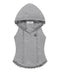MUCENT(ムセント)/アセン レース スリムフィット フード スリーブレス タンクトップ/ASEN LACE SLIM HOOD SLEEVELESS | AT2262081 | グレー