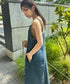 高身長さんも嬉しい♪LONGサイズ展開有 フロントジップデニムロングジャンパースカート デニムジャンスカ | MD2262063 | ブルー
