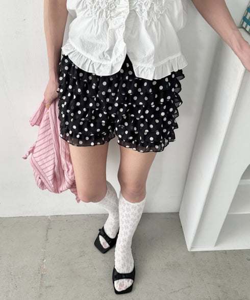 シュシュフリルショートパンツ | SL2265152 | ブラック系その他