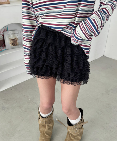 シュシュフリルショートパンツ | SL2265152 | ブラック