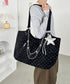 【チャーム付き・A4収納】フェアリードットショルダーバッグ | SL1265154 | ブラック