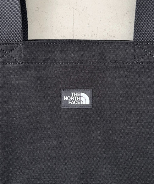 THE NORTH FACE(ザ・ノースフェイス)/A4対応 大容量 ロゴプリント コットン キャンバストートバッグ/TNF LOGO COTTON BAG M | IM1262087 | ターコイズブルー