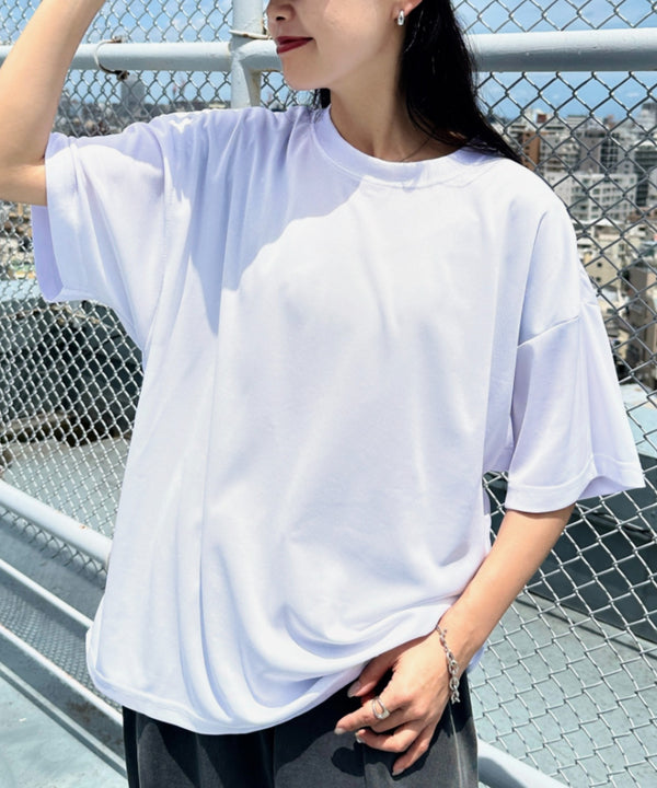 【NEWTRAL(ニュートラル)】/無地 クルーネック 半袖 Tシャツ ドライメッシュ/208 4.2oz Basic Dry Mesh Tee | NT2009008 | ホワイト