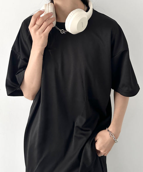 【NEWTRAL(ニュートラル)】/無地 クルーネック 半袖 Tシャツ ドライメッシュ/208 4.2oz Basic Dry Mesh Tee | NT2009008 | ブラック