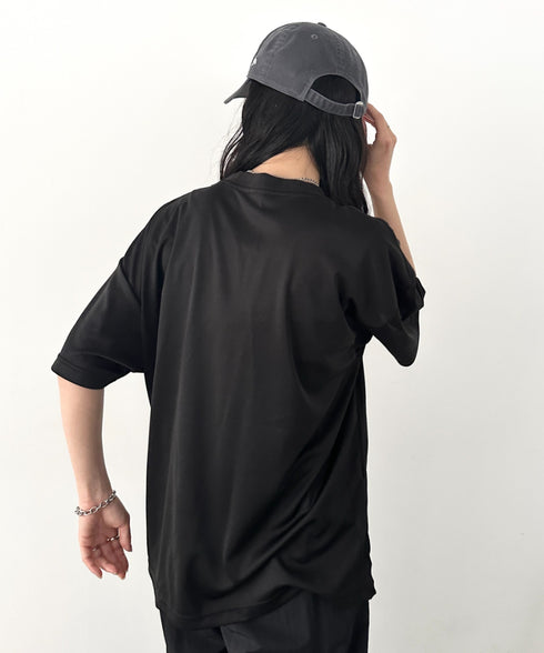 【NEWTRAL(ニュートラル)】/無地 クルーネック 半袖 Tシャツ ドライメッシュ/208 4.2oz Basic Dry Mesh Tee | NT2009008 | ブラック