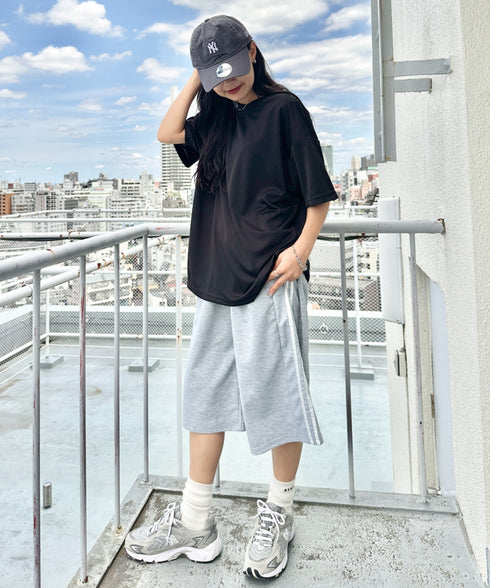 【NEWTRAL(ニュートラル)】/無地 クルーネック 半袖 Tシャツ ドライメッシュ/208 4.2oz Basic Dry Mesh Tee | NT2009008 | ブラック