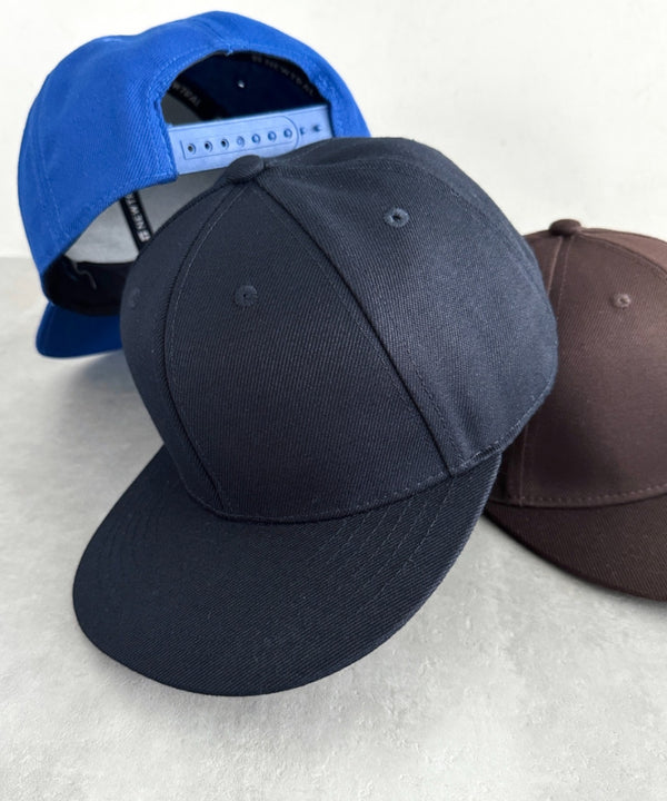 【NEWTRAL(ニュートラル)】/無地 平つば キャップ /501 Standard Basebll Cap | NT5009001 | ネイビー