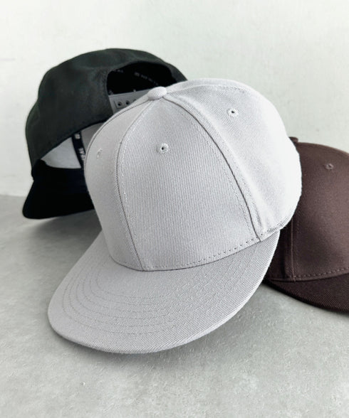 【NEWTRAL(ニュートラル)】/無地 平つば キャップ /501 Standard Basebll Cap | NT5009001 | グレー