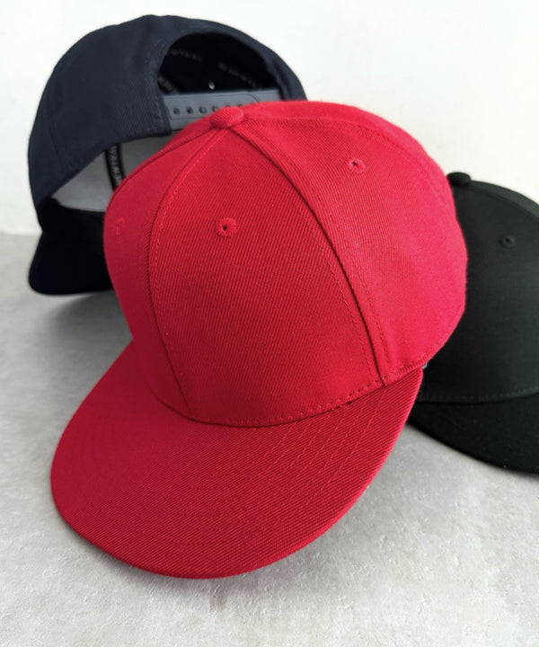 【NEWTRAL(ニュートラル)】/無地 平つば キャップ /501 Standard Basebll Cap | NT5009001 | レッド