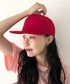 【NEWTRAL(ニュートラル)】/無地 平つば キャップ /501 Standard Basebll Cap | NT5009001 | レッド