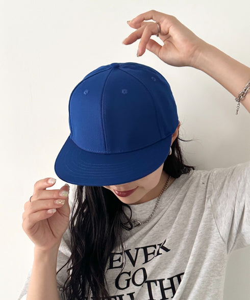【NEWTRAL(ニュートラル)】/無地 平つば キャップ /501 Standard Basebll Cap | NT5009001 | ブルー