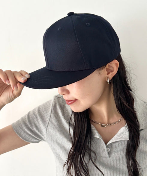 【NEWTRAL(ニュートラル)】/無地 平つば キャップ /501 Standard Basebll Cap | NT5009001 | ネイビー