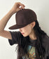 【NEWTRAL(ニュートラル)】/無地 平つば キャップ /501 Standard Basebll Cap | NT5009001 | ブラウン