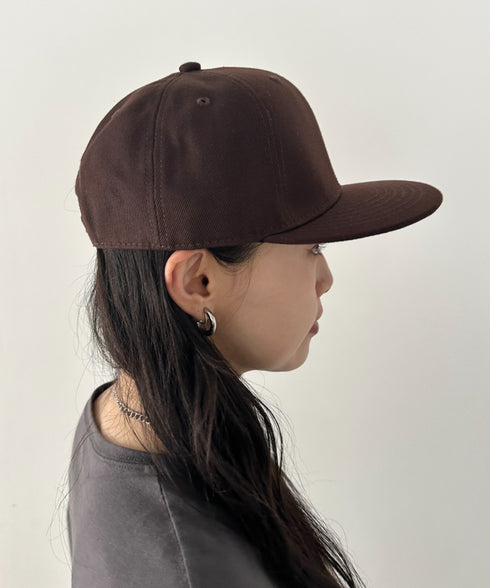 【NEWTRAL(ニュートラル)】/無地 平つば キャップ /501 Standard Basebll Cap | NT5009001 | ブラウン