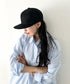 【NEWTRAL(ニュートラル)】/無地 平つば キャップ /501 Standard Basebll Cap | NT5009001 | ブラック