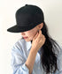 【NEWTRAL(ニュートラル)】/無地 平つば キャップ /501 Standard Basebll Cap | NT5009001 | ブラック