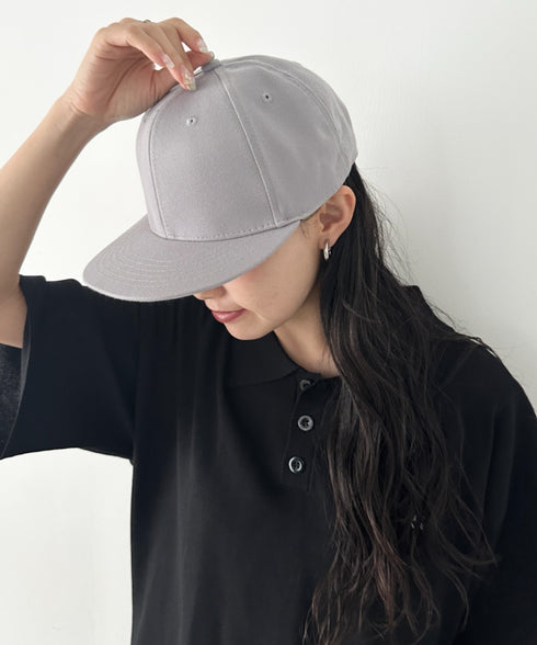 【NEWTRAL(ニュートラル)】/無地 平つば キャップ /501 Standard Basebll Cap | NT5009001 | グレー