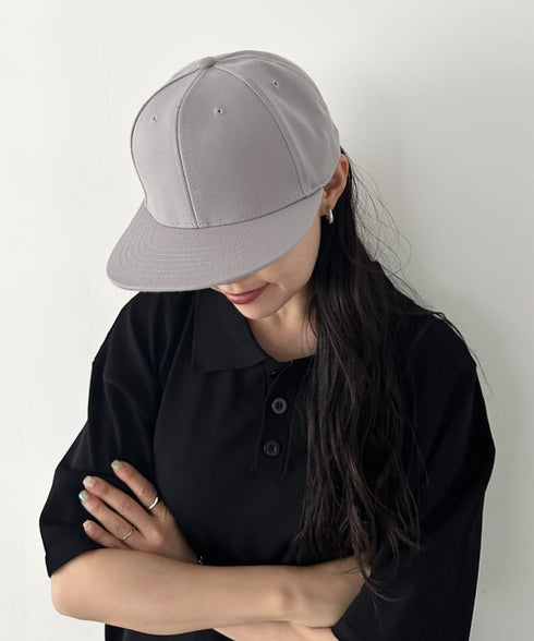 【NEWTRAL(ニュートラル)】/無地 平つば キャップ /501 Standard Basebll Cap | NT5009001 | グレー