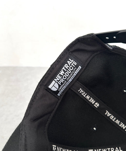 【NEWTRAL(ニュートラル)】/無地 平つば キャップ /501 Standard Basebll Cap | NT5009001 | ネイビー