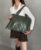 【A4収納】ヴィンテージライクアシメジップショルダーバッグ | BA1266004 | グリーン