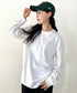 THE NORTH FACE(ザ・ノースフェイス)/ワンポイント ロゴプリント クルーネック 長袖 無地 ロンT /M'S EVERLITTE L/S TEE | IM2263012 | ホワイト