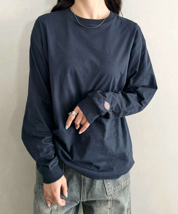 Dickies(ディッキーズ)/ベーシック 長袖 クルーネック インナーシャツ | IM2263019 | ネイビー