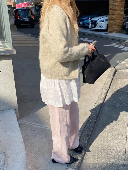 キーネックルーズニットカーディガン | SL2244612 | アイボリー