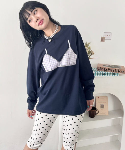 ブラビスチェプリントTシャツ | SL2263025 | ネイビー