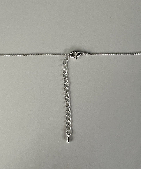 一粒ビジューネックレス | IS4233286 | シルバー