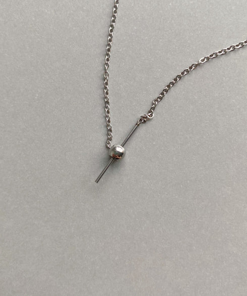 【ステンレス】スライダースキニーチェーンネックレス | IS4231835 | シルバー