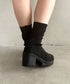 厚底ソックスブーツ | MD3266051 | ブラック
