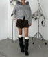 【販売開始:10月9日(金) PM12:00~】【陽世×Bammコラボ】ノルディックダブルジップファーパーカー | BA2266070 | グレー