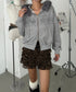 【販売開始:10月9日(金) PM12:00~】【陽世×Bammコラボ】ノルディックダブルジップファーパーカー | BA2266070 | グレー