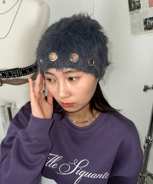 【販売開始:10月9日(金) PM12:00~】【陽世×Bammコラボ】アイレットシャギービーニー | BA5266071 | グレー