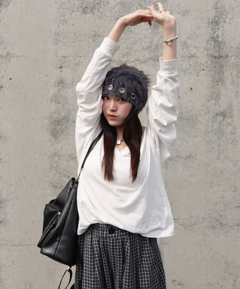 【販売開始:10月9日(金) PM12:00~】【陽世×Bammコラボ】アイレットシャギービーニー | BA5266071 | グレー