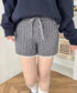 レースヘムニットショートパンツ | SL2264035 | グレー