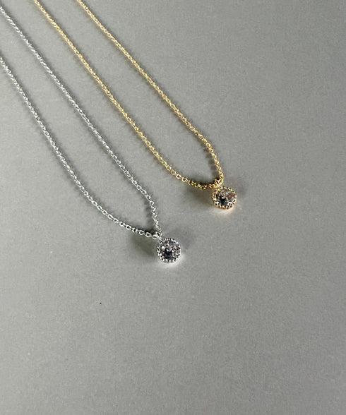 一粒ビジューネックレス | IS4233286 | シルバー