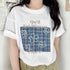 チェックボックスロゴプリント半袖Tシャツ | SL2262007 | ブルー
