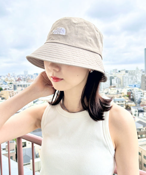 THE NORTH FACE(ザ・ノースフェイス)/ワンポイント ブランドロゴ刺繍 バケットハット/STANDARD BUCKET HAT | IM5242030 | ベージュ
