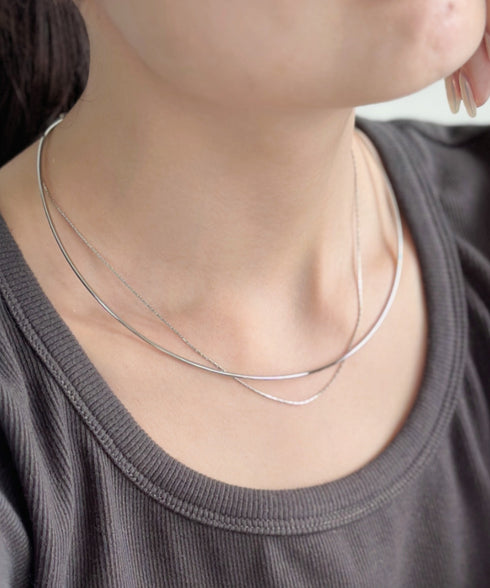 ショートメタルチョーカーネックレス | IS42311032 | シルバー