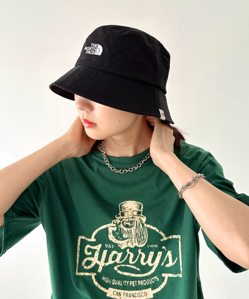 THE NORTH FACE(ザ・ノースフェイス)/ワンポイント ブランドロゴ刺繍 バケットハット/STANDARD BUCKET HAT | IM5242030 | ブラック