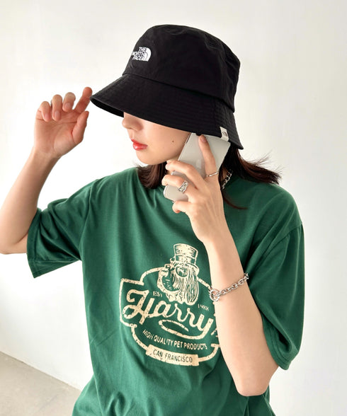 THE NORTH FACE(ザ・ノースフェイス)/ワンポイント ブランドロゴ刺繍 バケットハット/STANDARD BUCKET HAT | IM5242030 | ブラック