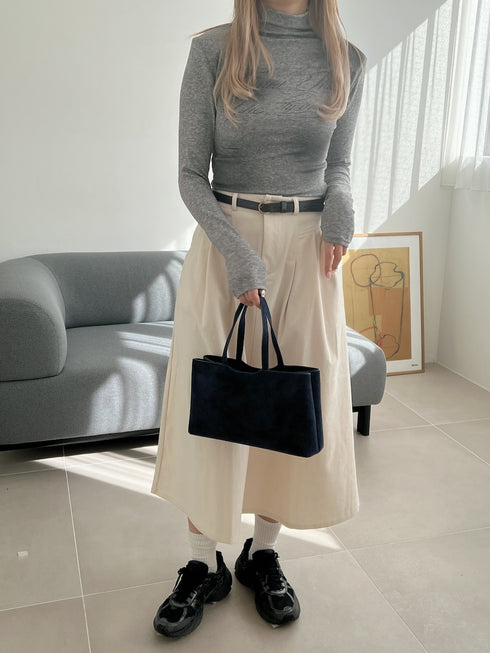 マーブルロゴハイネックトップス | SL2244636 | グレー