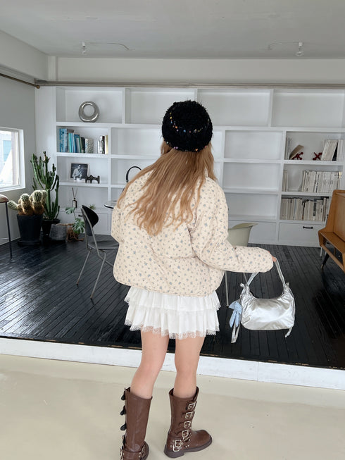 リボンチャーム付きミニバッグ | SL1243605 | シルバー